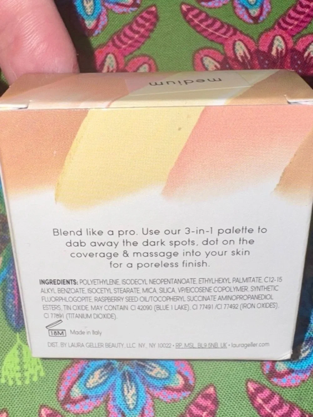 Laura Geller 3-in-1 Correcting Palette - Peach, Yellow, Beige